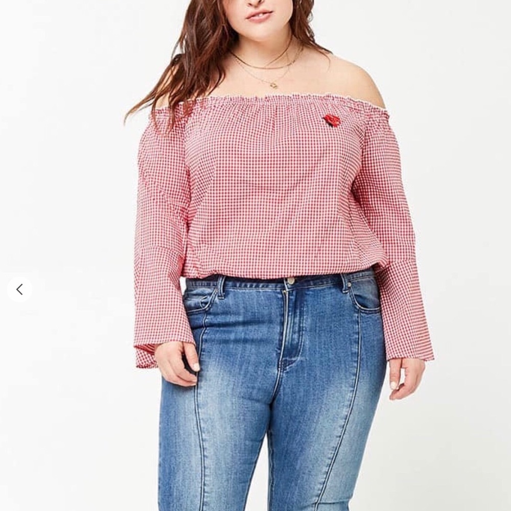 Off Shoulder Bell Sleeve Top